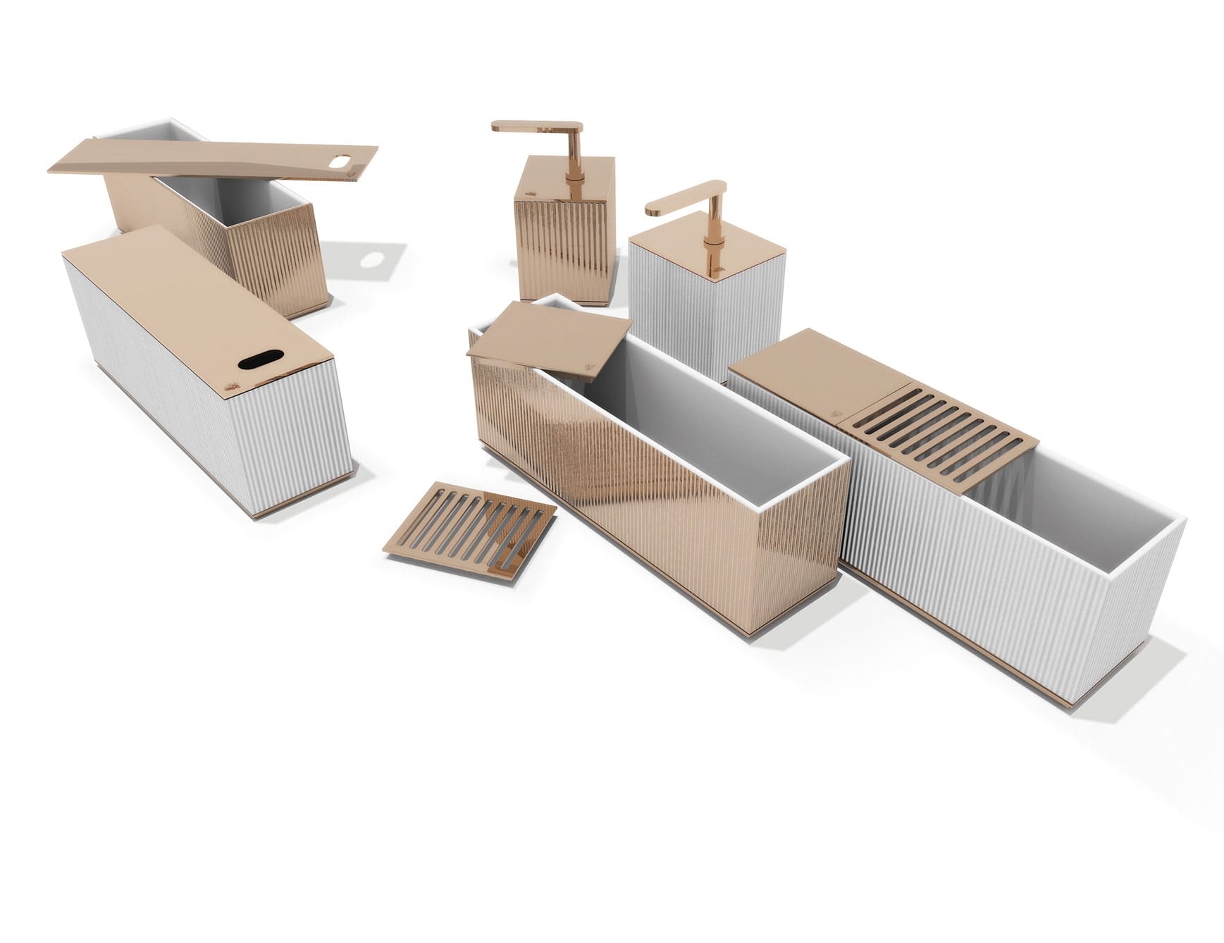 Kobol modern luxury accessories with gold ceramic